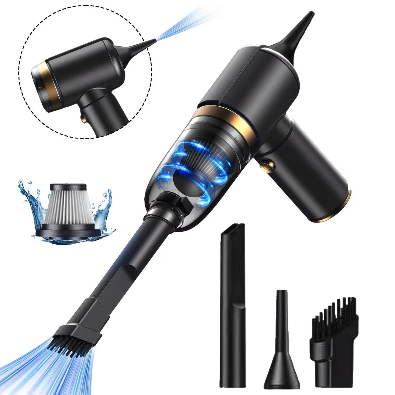 Cordless Vacuum Cleaner Suitable For Car/Home/Hard Floor/Carpet/Pet/Hair